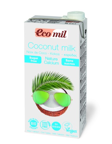 Ecomil Coco Nature Calcio Tetrabrik 1 l