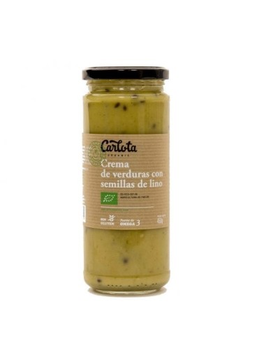 Crema De Verduras Con Lino 450 Gramos Eco Sg Vegan Carlota Organic