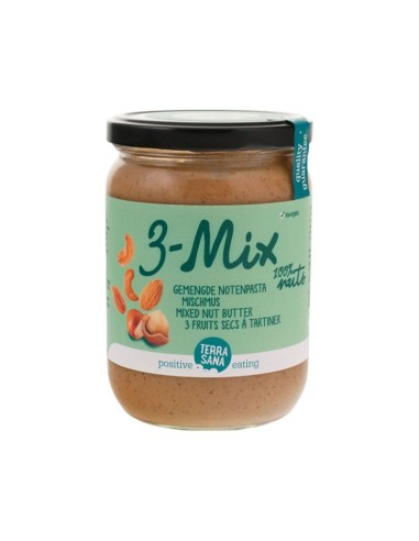 3Mix, Crema De Frutos Secos (Sin Cacahuete) 500 G de Terrasa