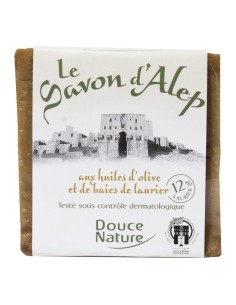 Pastilla De Jabon Alepo 12% Laurel 200 Gramos Douce Nature