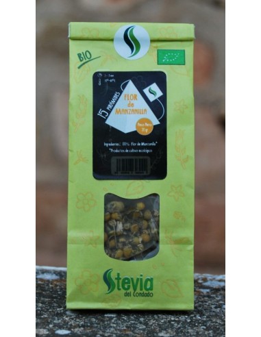 Flor De Manzanilla Con Stevia Bio de Stevia Del Condado