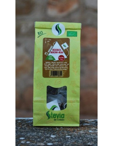Rooibos Manzana- Mora Con Stevia Bio de Stevia Del Condado