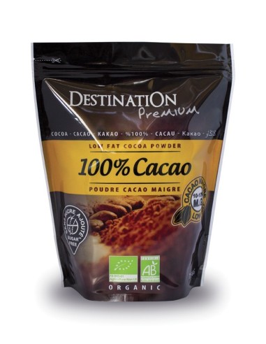 Cacao Puro 100% (10-12% Materia Grasa) Bio, 250 G de Deastination