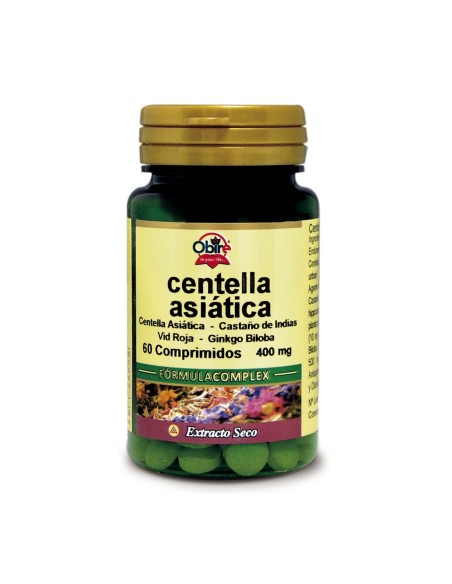 Centella asiatica (complex) 400 mg. 60 comprimidos de Obire