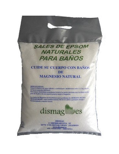 Sales Baño Magnesio (Epsom) 4 Kg de Dismag