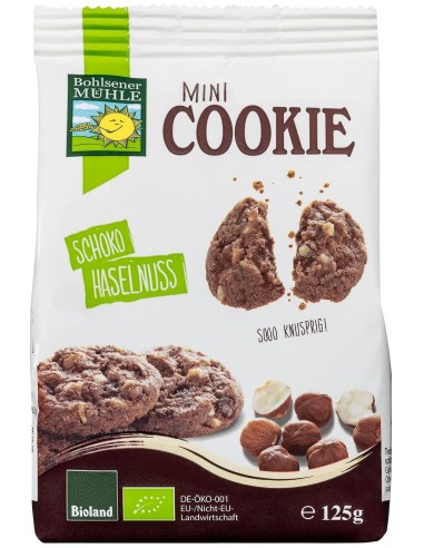 Mini Cookie Chocolate Y Avellanas Bio 125 Gr de Bohlsener Mü