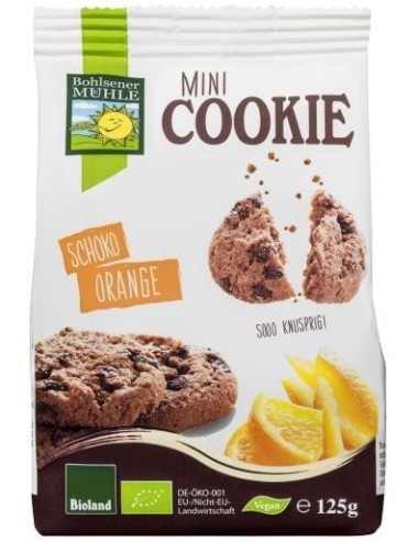Mini Cookie Chocolate Y Naranja Bio 125 Gr de Bohlsener Mühl