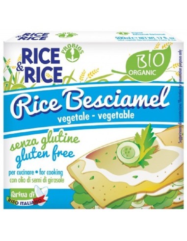 Crema Vegetal De Arroz - Bechamel Bio 500 Ml Sin G de Rice&R