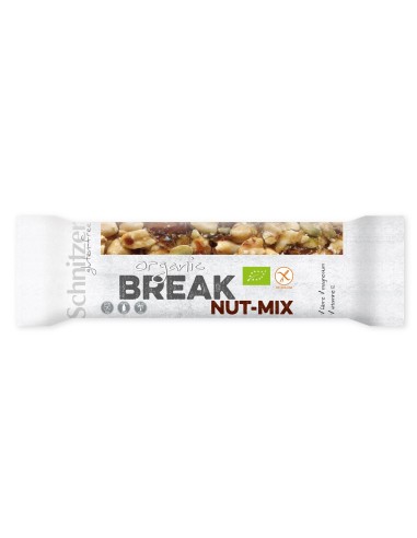 Barrita Nueces Break Nut-Mix S/G Schnitzer 40 G de Schnitzer