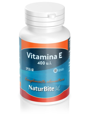 Vitamina E 400Ui Natural 60 Cápsulas  Naturbite