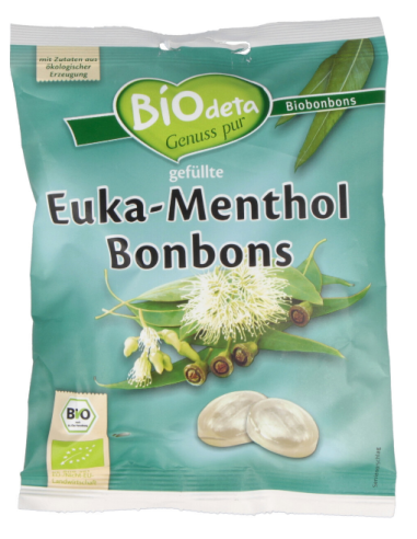 Caramelos De Eucalipto Y Mentol 75 Gramos Bio Biodeta