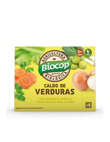 Caldo De Verduras 6Cubitos. Bio Biocop