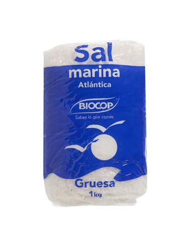Sal Marina Atlantica Gruesa 1 Kilo Bio Biocop