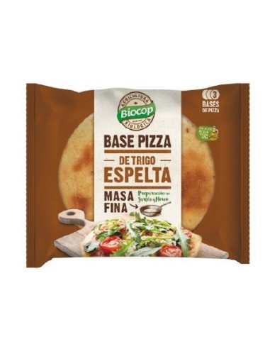 Base Pizza De Trigo De Espelta Masa Fina 390Gr Bio Biocop