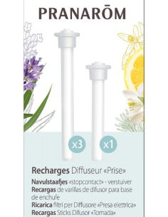 Difusor Enchufe Recargas De Varillas (3 Varillas 30 Ml + 1 V de Pranarom