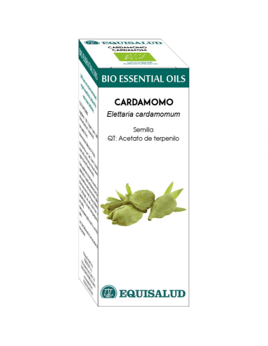 Bio Essential Oil Cardamomo - Qt:Acetato De Terpenilo 10 Ml de Equisalud