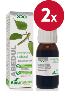 Pack de 2 ud Ext. Abedul Xxi 50Ml. S/Al de Soria Natural