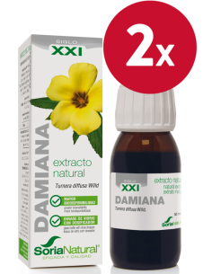 Pack de 2 ud Ext. Damiana Xxi 50Ml. S/Al de Soria Natural