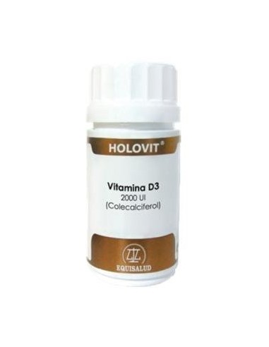 Holovit Vitamina D3 2.000 Ui (Colecalciferol) 50 Cáp. de Equisalud