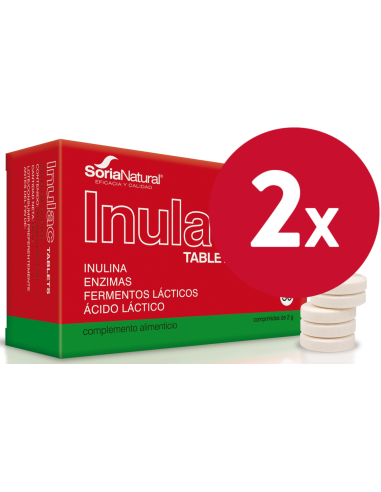 Pack de 2 ud Inulac Tabletas 30 Comprimidos de Soria Natural