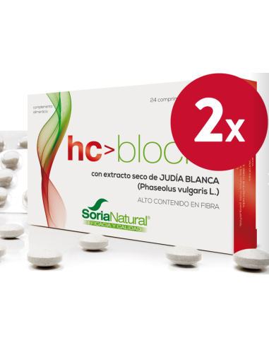 Pack de 2 ud Hc Block 24 Comprimidos de Soria Natural