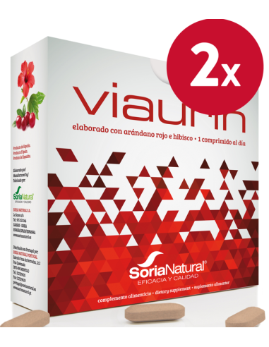 Pack de 2 ud Viaurin 28 Comprimidos de Soria Natural