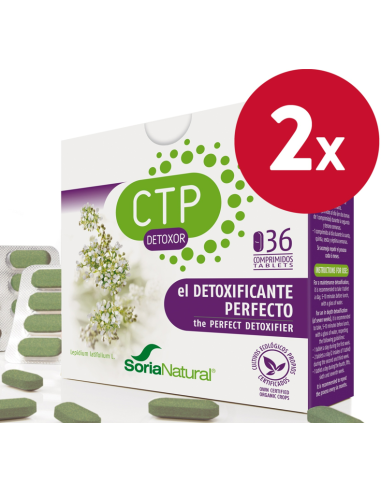 Pack de 2 ud Ctp 36 Comprimidos de Soria Natural