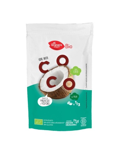 Copos De Coco Tostados Snack Bio, 80 G de El Granero Integra