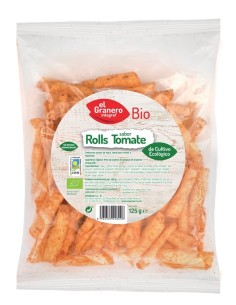 Nachos Bioroll'S Con Tomate Bio 125 Gr De Granero