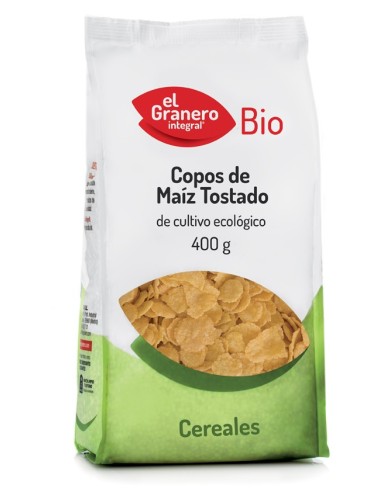 Copos De Maiz Tostado Bio, 400 G de El Granero Integral