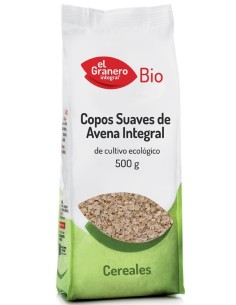 Copos Suaves De Avena Integral Bio, 500 G de El Granero Integral