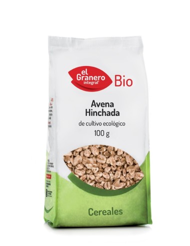Avena Hinchada Bio, 100 G de El Granero Integral