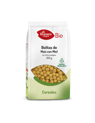 Bolitas De Maiz Con Miel Bio, 350 G de El Granero Integral