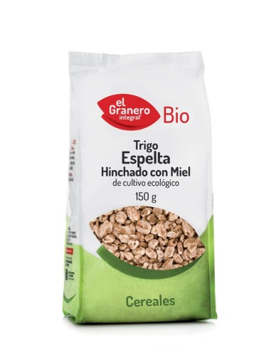 Trigo Espelta Hinchado Con Miel Bio, 150 G de El Granero Integral