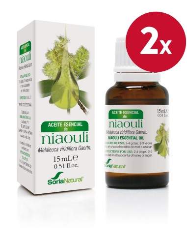 Pack de 2 ud Aceite Esencial de Niaouli 15Ml de Soria Naturall