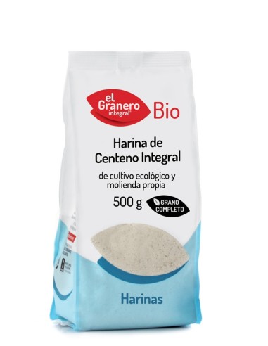 Harina De Centeno Integral Bio, 500 G de El Granero Integral