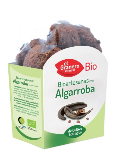 Galletas Artesanas Con Algarroba Bio, 250 G de El Granero Integral