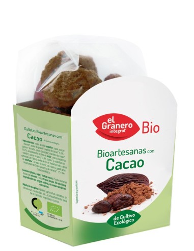 Galletas Artesanas Con Chocolate Bio, 220 G de El Granero Integral