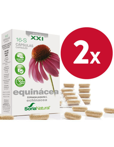 Pack de 2 uds Echinacea 30 capsulas de Soria Natural