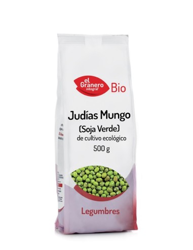Judia Mungo (Soja Verde) Bio, 500 G de El Granero Integral
