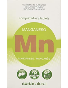 Pack de 2 ud Retard Manganeso 24 Comprimidos de Soria Natura