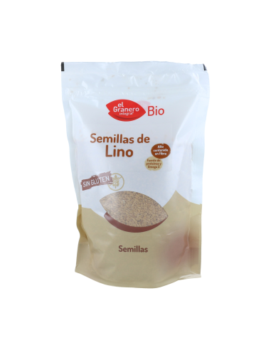 Semillas De Lino Bio, 200 G de El Granero Integral