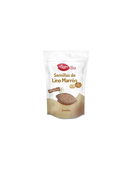 Semillas De Lino Marron Bio, 400 G de El Granero Integral