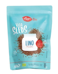 Vitaseeds Lino Molido Bio, 300 G de El Granero Integral