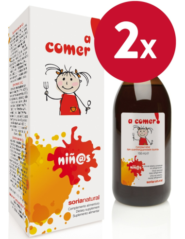 Pack de 2 ud A Comer NiñoS Jarabe 150Ml. de Soria Natural