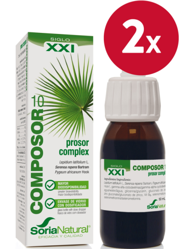 Pack de 2 uds Composor 10 Prosor Complex Xxi 50Ml. de Soria Natural