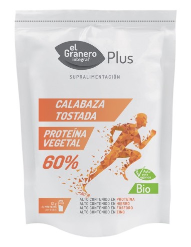 Proteina De Calabaza Tostada Bio, 200 G de El Granero Integr