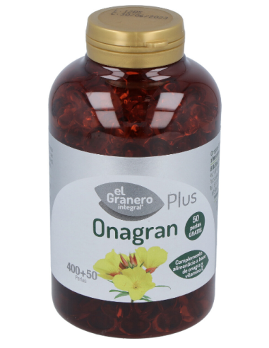 Onagran Aceite De Onagra, 400+50 Per, 700 Mg de El Granero Integral