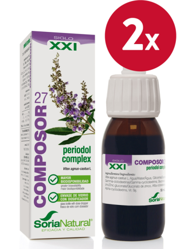 Pack de 2 ud Composor 27 Periodol Complex Xxi 50Ml. de Soria Natural