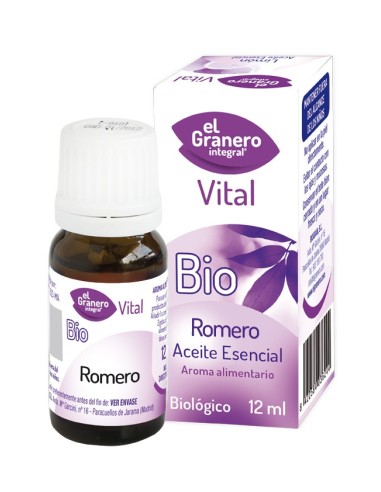 Aceite Esencial De Romero Bio, 12 Ml de El Granero Integral